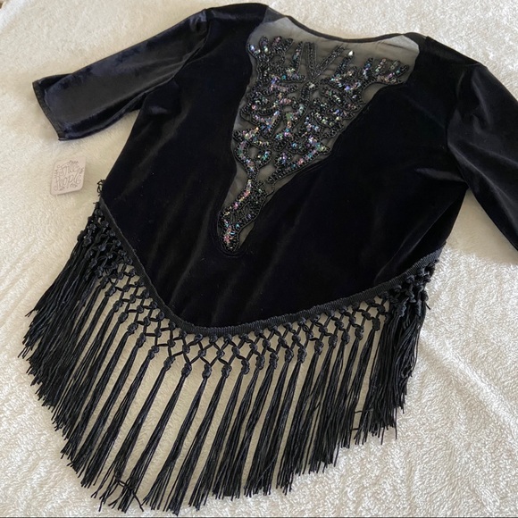 Free People Beaded Fringe Cover Up - Picture 6 of 7